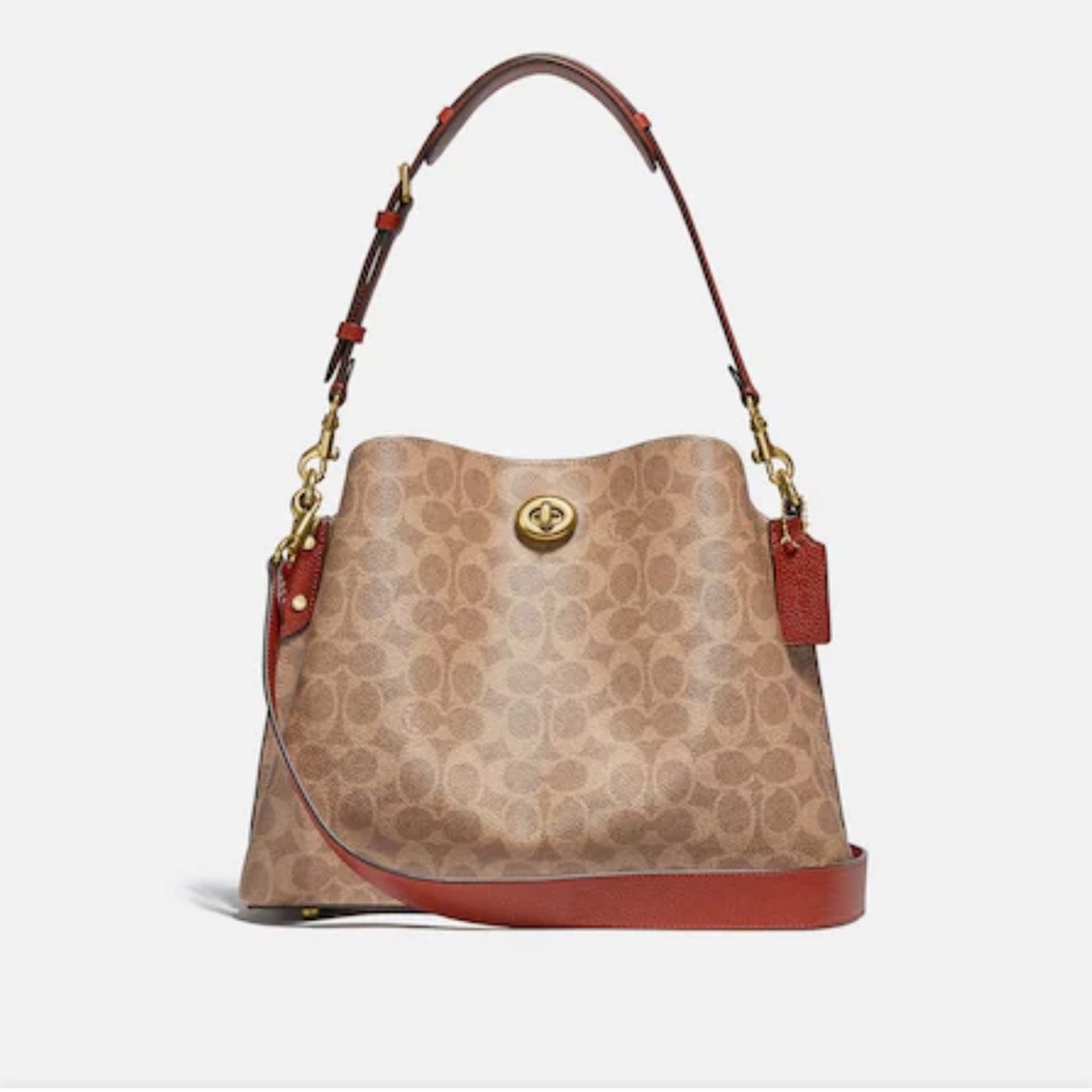 CoachWillow Shoulder Bag In Signature Canvas